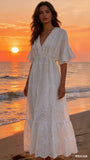 Linen dress REF. 72341: Wasabi