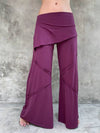 Wide Leg Panel Pants: Brass / L