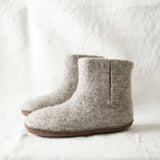 BIDI Unisex Felt Slipper Boot EU37-EU45: Navy Blue / EU37 (UK4)