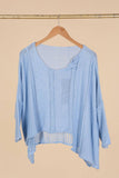 61113 100% COTTON SWEATER: KAKI