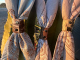 Cowhide Bandana Slides 