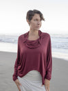 Dolman Cowl Top: Moss / O/S