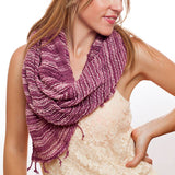 100% Cotton Fair Trade Scarf for Fall, Winter, and Spring: Forest