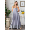 WASHED KEYHOLE BACK DETAILED WIDE LEG ROMPER: DOLPHIN / S-M-L-XL(2-2-2-2)