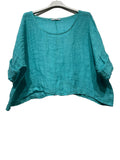 18415 TOP IN LINEN SPRING SUMMER CLOTHING: MOLE
