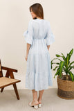 Linen dress REF. 72341: Wasabi