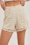 CROCHET SHORTS: MUSHROOM / L