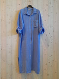 REF 8827 100% LINEN LONG T-SHIRT: BEIGE