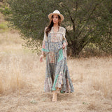 Timeless Long Jhabla Dress - Elegant & Chic (NEW COLOR WAY) : SAND / REGULAR (S-M-L-XL 2-2-2-1)