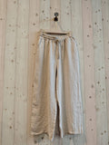 REF 64016 BASIC LINEN TROUSERS 100%: BEIGE