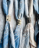Denim Hues Hand Dyed Bandanas : Bandanas Only