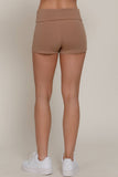 Yoga Short Short Pants: Olv-True Olive / S