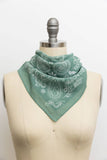 Classic Paisley Floral Bandana - Lightweight Cotton 🌼: Rust
