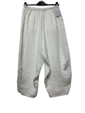 8414 LINEN PANTS WITH POCKETS, OVERSIZED FIT, BEST SELLER: ROUILLE