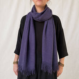 BIBEK Unisex Banana Yarn Scarf: Mustard Yellow