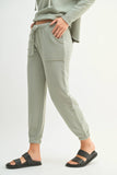 Malibu Essential Joggers: MOCHA 25 / S:M:L (2:2:2)