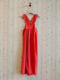 REF 72202 100% LINEN CHEST STYLE DRESS: White