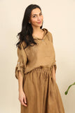 Linen Blouse REF. 2773: Wasabi