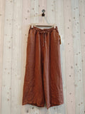 REF 64016 BASIC LINEN TROUSERS 100%: BEIGE