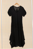 100% Linen Dress REF. 3647: Khaki