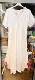 100% Linen Dress REF. 3647: Duck Green