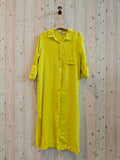 REF 8827 100% LINEN LONG T-SHIRT: BEIGE