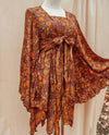 Hippie Bohemian Fairy Dress, Elastic Fairy Skirt: Green / Forest Fairy / Sleeveless Dress Only / PLUS