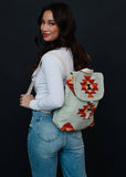 Mint & Multicolored Aztec Backpack