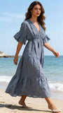 Linen dress REF. 72341: Wasabi