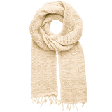 100% Cotton Fair Trade Scarf for Fall, Winter, and Spring: Natural