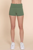 Yoga Short Short Pants: Olv-True Olive / S