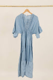 Linen dress REF. 72341: Wasabi