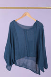 61113 100% COTTON SWEATER: KAKI