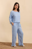 100% Linen Trousers REF. 82750: Duck Green