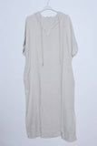 Short Dresses in 100% Linen REF. 1493: Pink / Unique