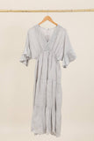 Linen dress REF. 72341: Wasabi