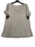 69461 BASIC COTTON TSHIRT: PERSIMMON
