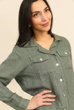 Linen Shirt REF. 3870: Wasabi