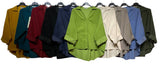 48902 FINE-WALE CORDUROY SHIRT: KAKI