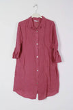 Short Dresses in 100% Linen REF. 197: Senape / Unique