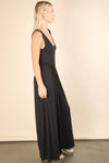 NP70810-Casual Ribbed Knit Sleeveless Jumpsuit: BLACK / S-M-L/2-2-2