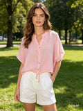 Linen shirt REF. 7359: Vert Canard