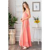 WASHED KEYHOLE BACK DETAILED WIDE LEG ROMPER: BLACK / S-M-L-XL(2-2-2-2)
