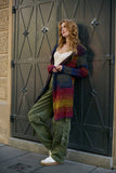 Rainbow Long Cardigan