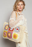 Crochet Bag: NATURAL MULTI / OS