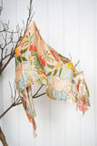 Silk Modal Scarf  luxurious fabric blend - Peach