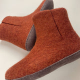 BIDI Unisex Felt Slipper Boot EU37-EU45: Navy Blue / EU37 (UK4)