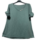 69461 BASIC COTTON TSHIRT: PERSIMMON