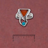 Amber and Turquoise Ring: #5