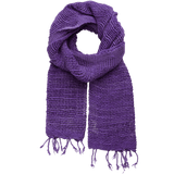 100% Cotton Fair Trade Scarf for Fall, Winter, and Spring: Blue